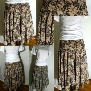 ☄Newsworthy Get The LatestLeopard/Floral Skirt